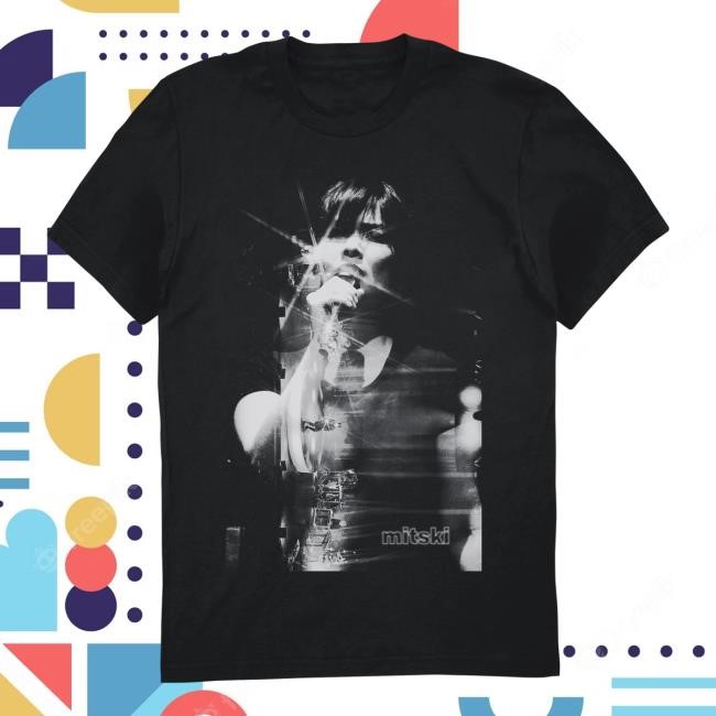 Official Mitski Apparel Merch Fall 2024 Tour S/S Tee (Black) | Mitski