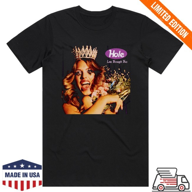 Official Hole Live Through This Album Cover Shirt