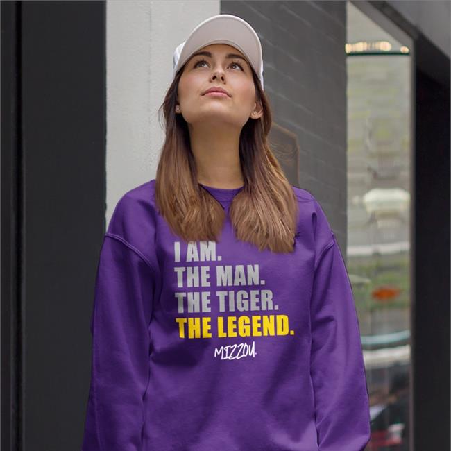 I Am The Man The Tiger The Legend Long Sleeve T Shirt