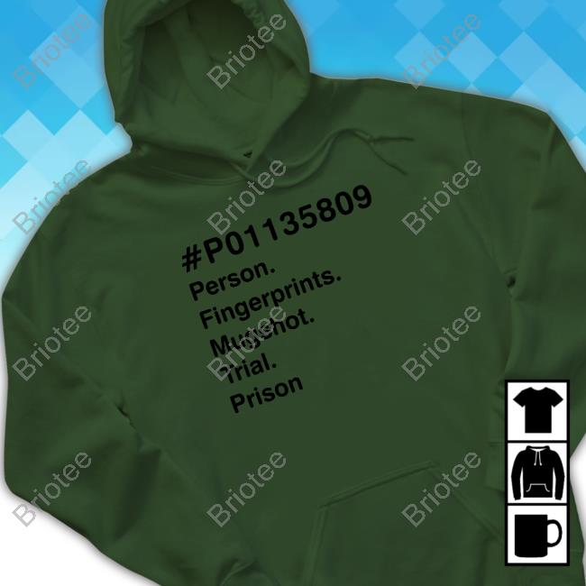 P01135809 Person Fingerprints Mugshot Trial Prison Crewneck Sweatshirt Official P01135809 Person Fingerprints Mugshot Trial Prison Tank