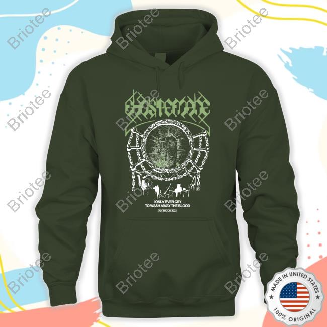 Official Ghostemane Merch I Only Ever Cry To Wash Away The Blood Shirt