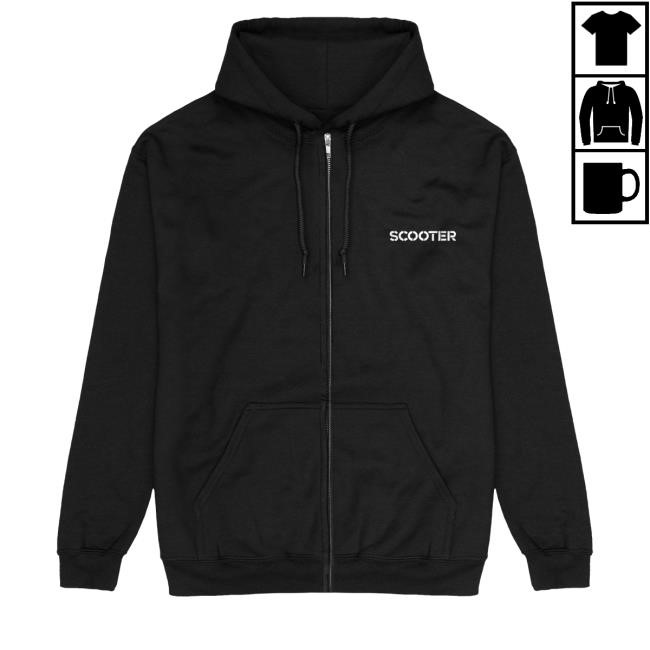 Always Hardcore Zip Hoodie Hot - Scooter Merch & Clothing Store Scooter Band Apparel Shop