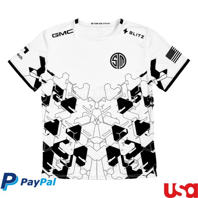 Official Team Solomid Store Tsm Shop 2023 Pro Alternate Championship White Shirt New TeamSoloMid Merch