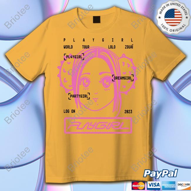 Playgirl Merch World Tour Lolo Zouaï 2023 Tee
