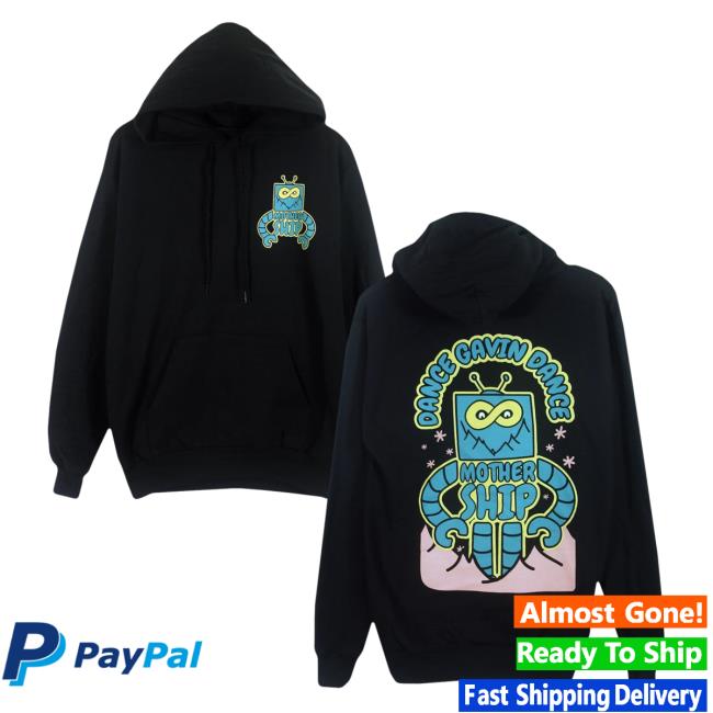 Official Dance Gavin Dance Band Merch Robo Black Crew neck Sweatshirt DanceGavinDance
