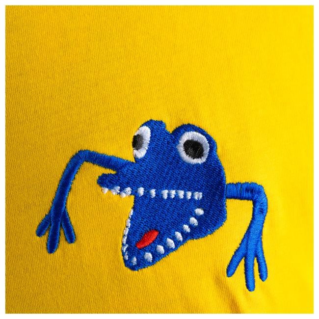 Finger Thing Embroidered Tee Shirt Jim'll Paint It