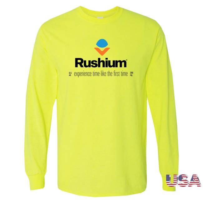 Official Tame Impala Clothing Merch Tame Impala Rushium Bottle 2021 Long Sleeve T-Shirt [DAYGLO]