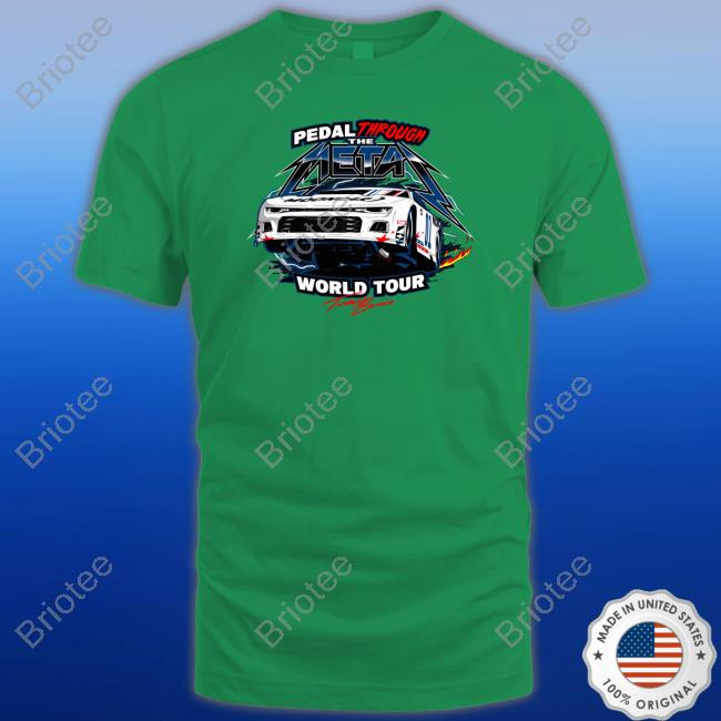 Pedal Through The Metal World Tour Travis Brown Tee Moonhead