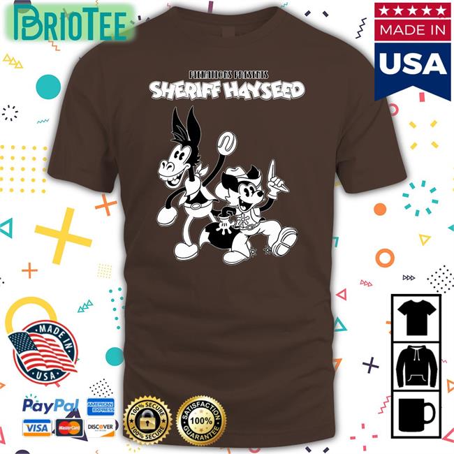 Fanfiber Merch Piemations Presents Sheriff Hayseed Shirt Fanfiber Merch Piemations Presents Sheriff Hayseed Hoodie Fanfiber