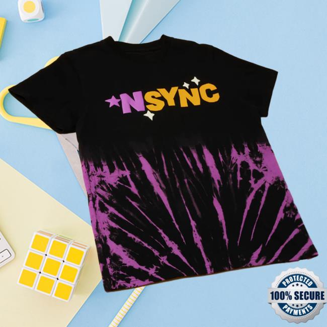 Official Nsync Apparel Clothing Store Shop Merch I Want You Back Tie Dye Shirt New