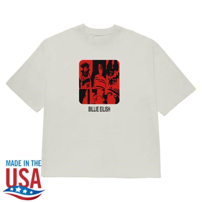 Thermal Be Collage Photo Shirt - Billie Eilish
