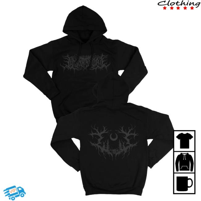 Official Lorna Shore Merch Store Lorna Shore Pr Sigil Black On Black Popover Hoodie LornaShore