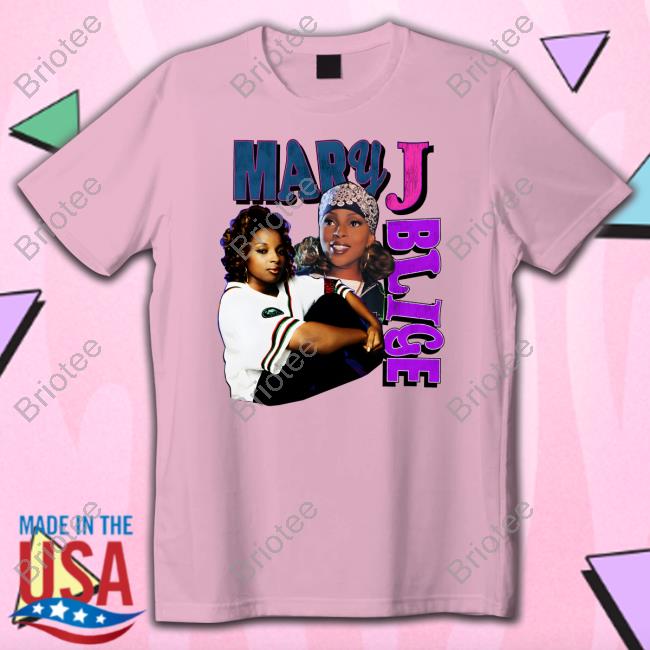 Mary J Blige Merch Mary J Blige Throwback White T Shirts