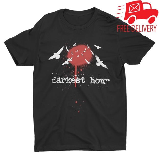 Official Night Shift Merch Store Shop Darkest Hour - Splattered Birds Tee Nightshift Merch
