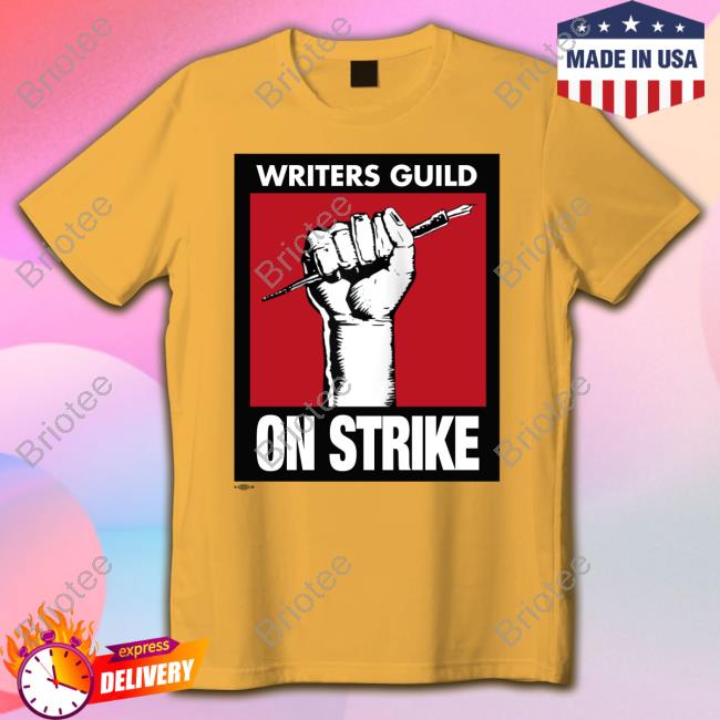 Official Writers Guild On Strike Tee Shirt