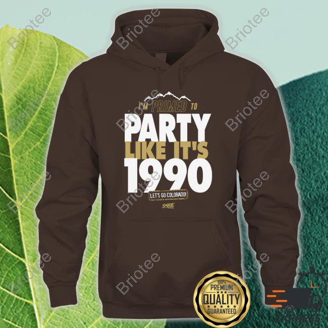 Official Primed to Party Like It's 1990 T-Shirt for Colorado College Fans T-Shirt
