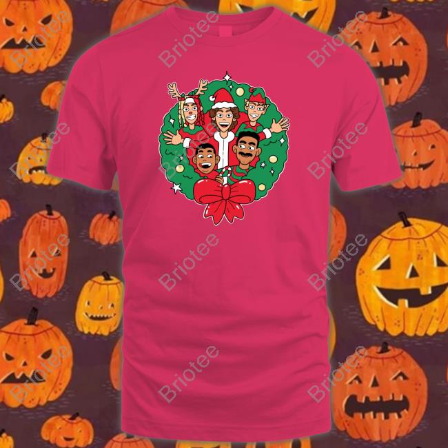 Baylenlevine Wreath Christmas Tee
