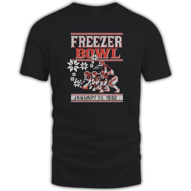 Freezer Bowl Chilly Ugly Christmas Tee Shirt