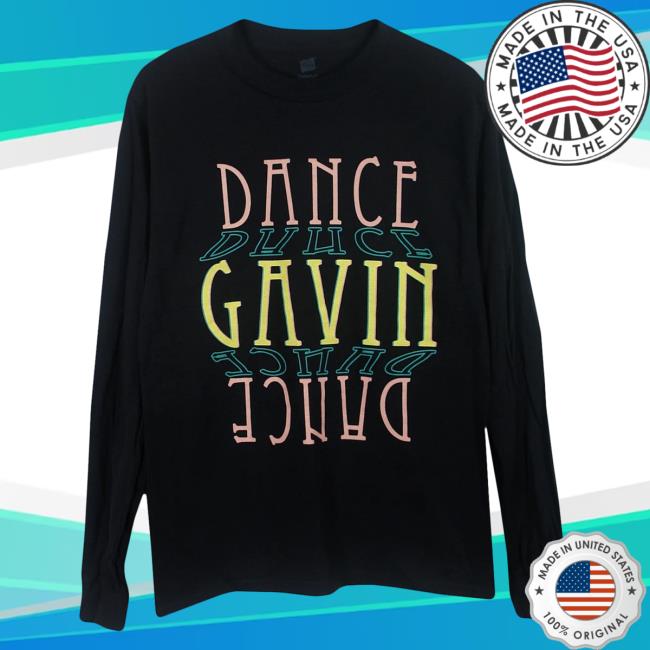 Official Dance Gavin Dance Band Merch Stacked Logo Black Long Sleeve T-Shirt DanceGavinDance