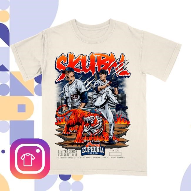 Planet Euphoria Merch Tarik Skubal New Shirt #/500 – Euphoria Shop