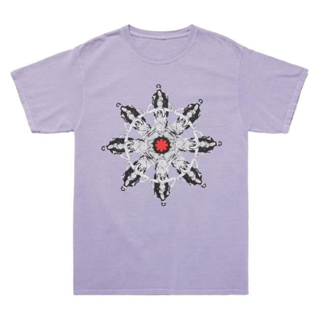 Official Red Hot Chili Peppers Mandala Shirts - Lavender