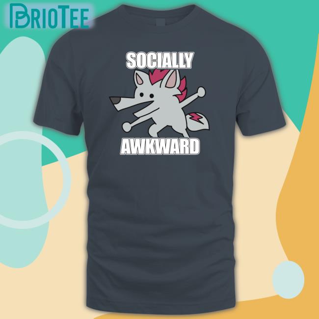 Artworktee Shop Socially Awkward Shreddyfox Long Sleeve Tee Shirt