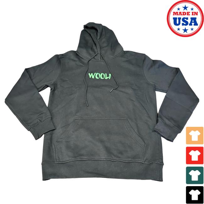 Official Wooli Merch Woolidrop Wooli Black & Green Tusk Shirt Wooli Music