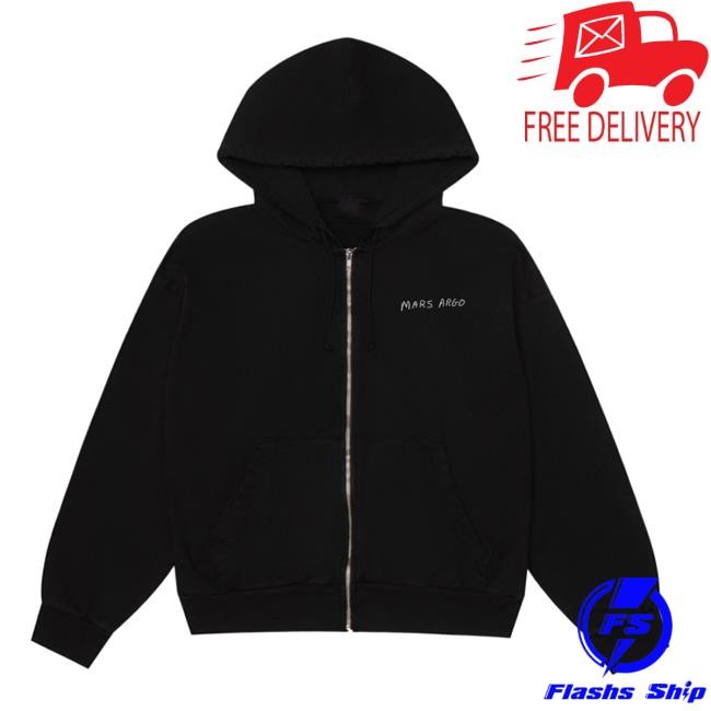 Mars Argo Zip Up Retro Hoodie Mars Argo Merch SICMR