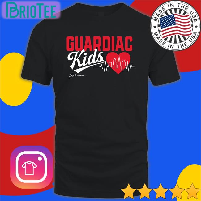 Gv Art Apparel Guardiac Kids Ofical Black Shirt 2022 Gvartwork