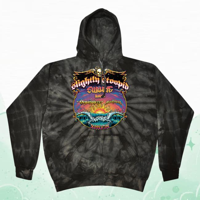 Official Slightly Stoopid Merch Store Shop Slightly Stoopid Summertime Collab Tiedye Sweatshirts SlightlyStoopid