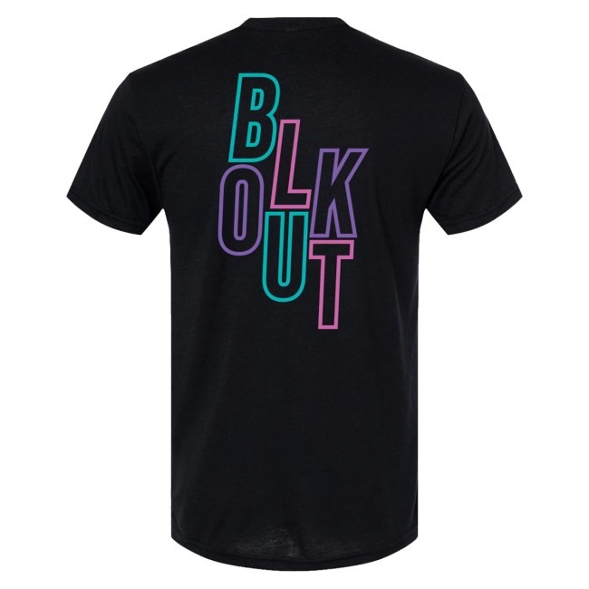 Blackoutbarbell Miami Vice - Black New Tee