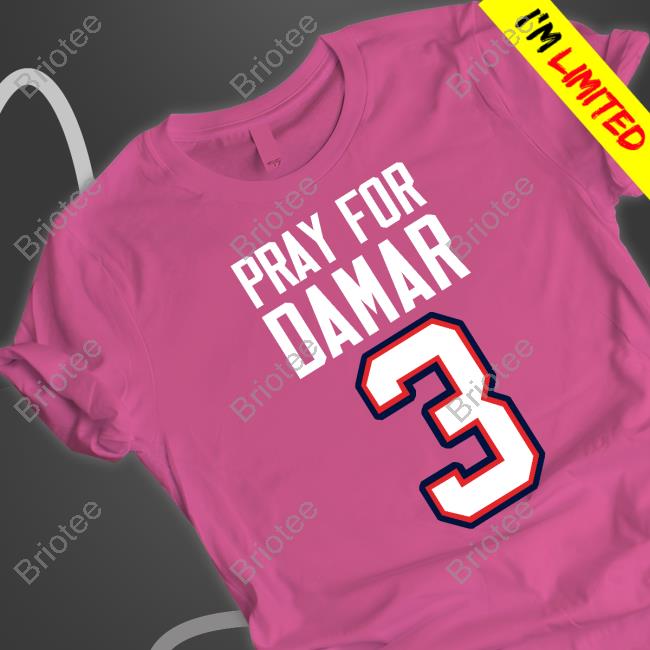 Buffalo Sabres Pray For Damar 3 Tee Shirt Damar Hamlin