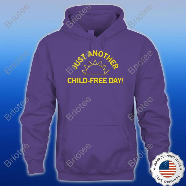 Just Another Child-Free Day Shirt Purple