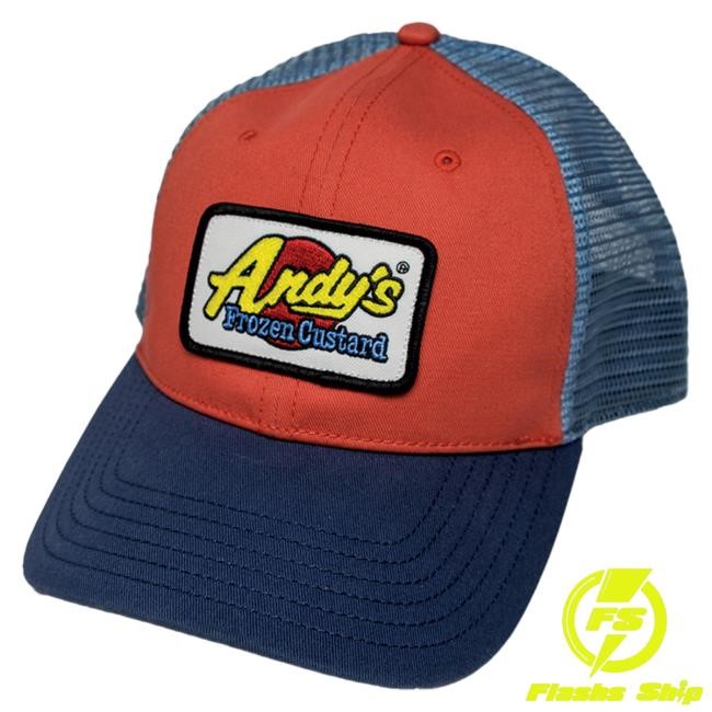 Official Andy's Frozen Custard NEW! Trucker Hat - Mango-Marlin-Slate