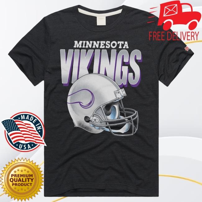 Minnesota Vikings Gradient Helmet Shirts Homeage – | Minnesota Vikings Official | NFL Football