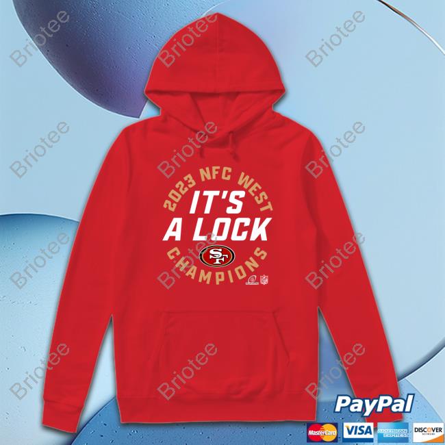 Official 2023 Nfc West It's A Lock Champions Tee