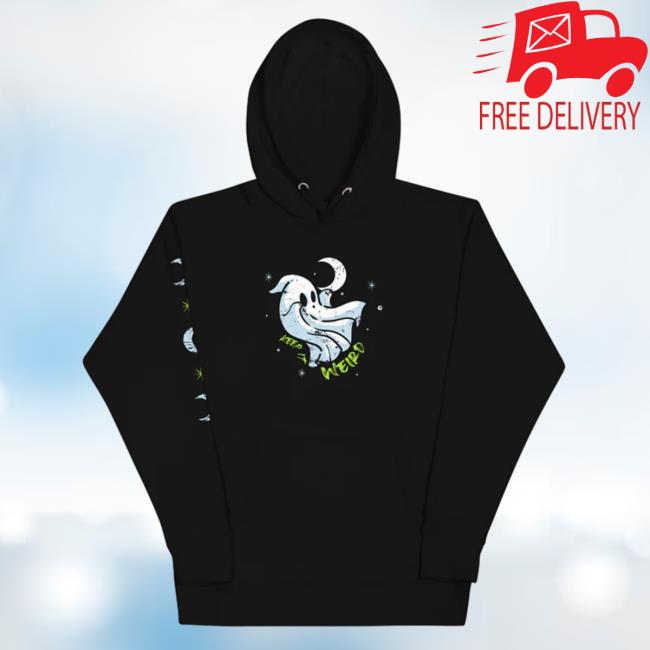 Morbid Podcast Morbid Keep It Weird Ghost Pullover Hoodie