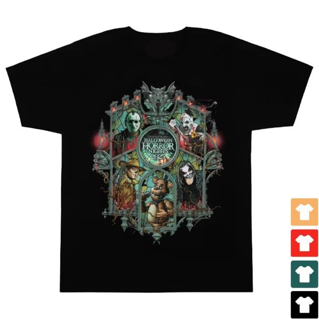 Official Halloween Horror Nights 2025 Key Art Adult New Shirt