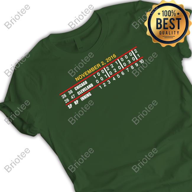 Official Game 7 Scoreboard Shirts