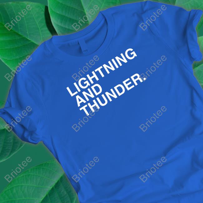 Lightning And Thunder Sweatshirt