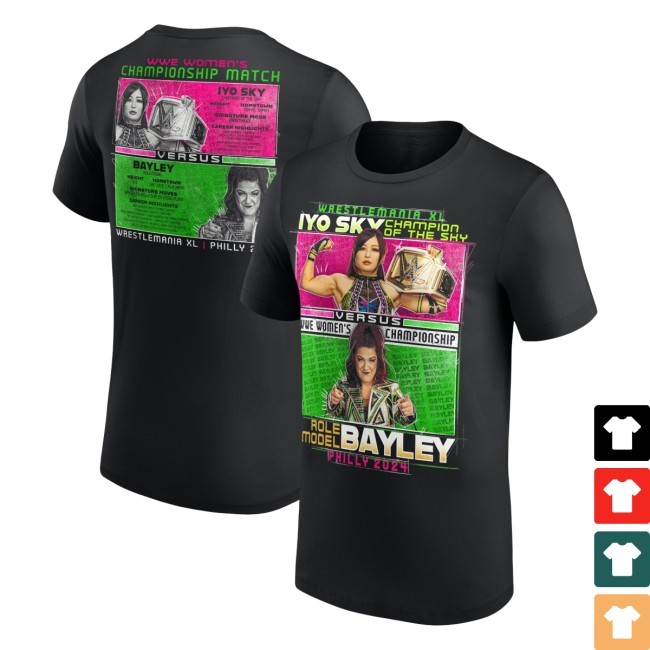 Official Wrestlemania 40 Iyo Sky Vs. Bayley Tee