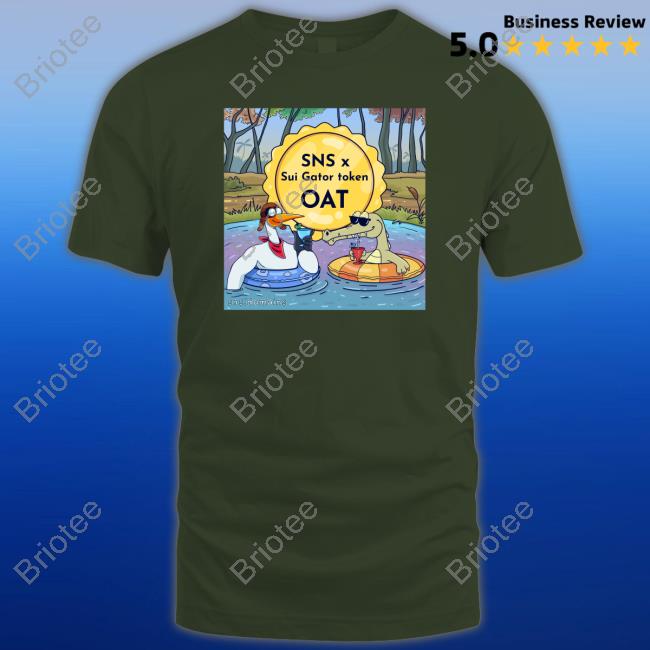 Official Sns X Sui Gator Token Oat Sweatshirt