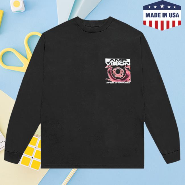 Official Amp Merch Store Vision LS T Shirt Amp Shop Clothing
