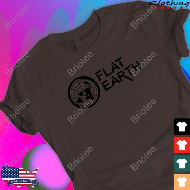 Flat Earth Long Sleeve Tee Shirt