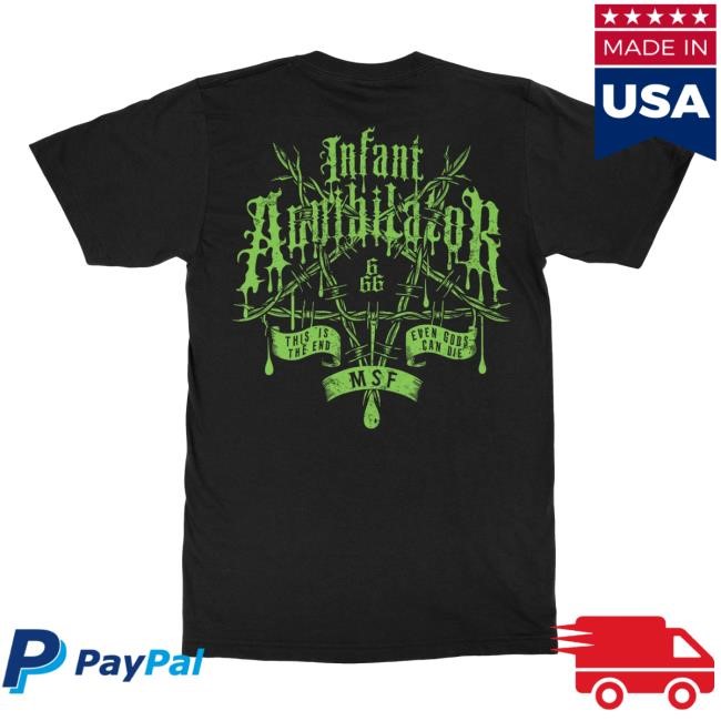 Infant Annihilator Merch Infant Annihilator "IAxMSF" Short Sleeve Shirt Indie Merch Store