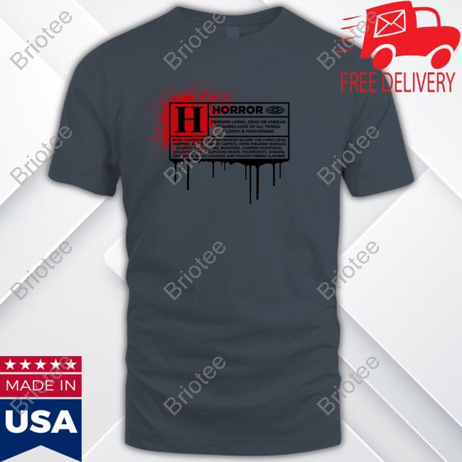 Official H Horror Shirt