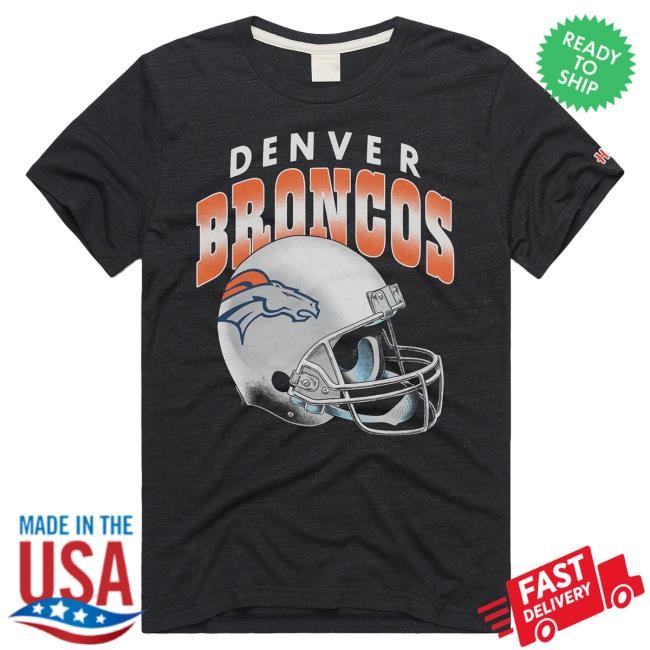 Denver Broncos Gradient Helmet New Shirt Homeage – | Denver Broncos Official | NFL Football