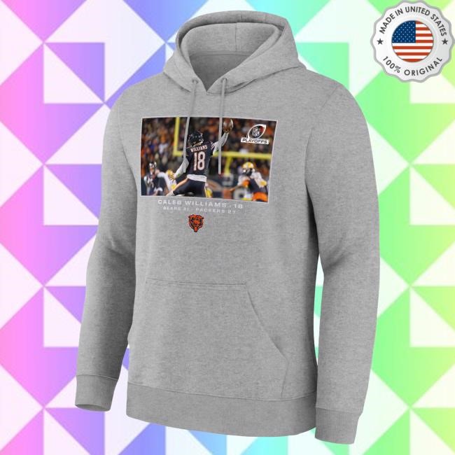 Retro Caleb Williams Chicago Bears Wild Card Hoodie NFL Fan Wardrobe