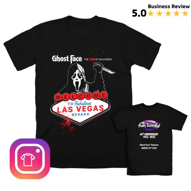 Official Cavity Colors Ghost Face In Vegas: Anniversary Event - New Shirt (LIMITED EDITION)