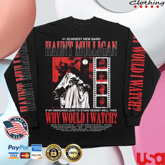 Official Hot Mulligan Merch Hot Mulligan Haunt Mulligan L/S Tee